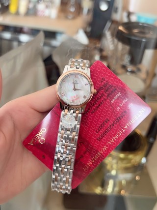Omega DeVille 27mm Women's Quartz Watch Rose Gold