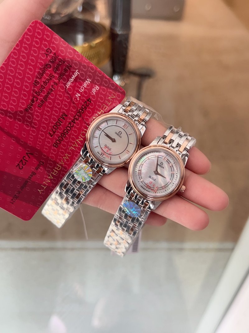 Omega DeVille 27mm Women's Quartz Watch Rose Gold view
