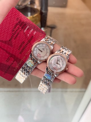 Omega DeVille 27mm Women's Quartz Watch Rose Gold view 3