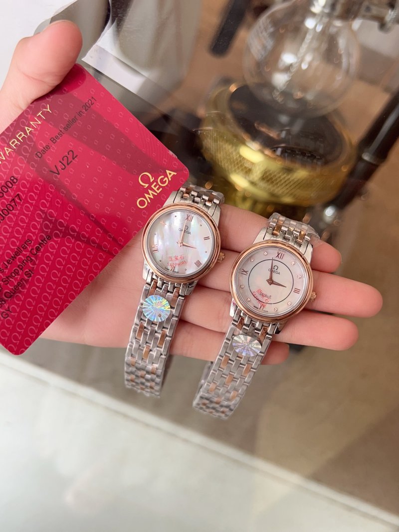 Omega DeVille 27mm Women's Quartz Watch Rose Gold view