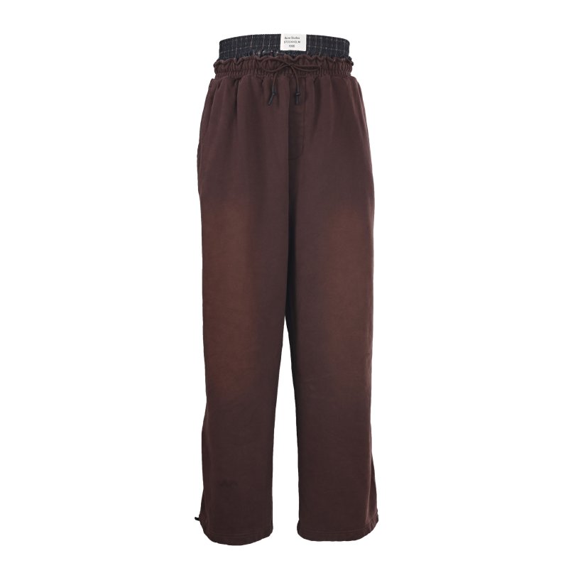 Essentials Brown Logo Sweatpants view