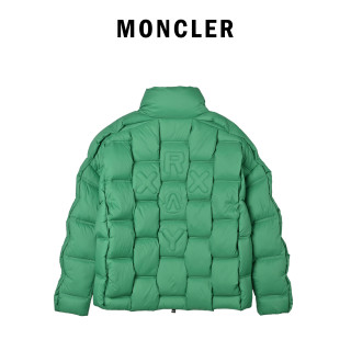 Moncler x Christopher Raxxy 3D Quilted Down Jacket Green view 2