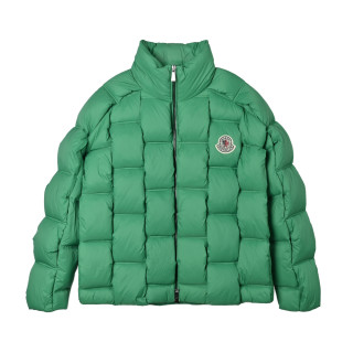 Moncler x Christopher Raxxy 3D Quilted Down Jacket Green view 3