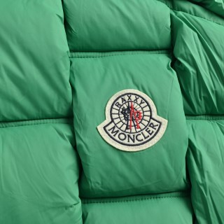 Moncler x Christopher Raxxy 3D Quilted Down Jacket Green view 7