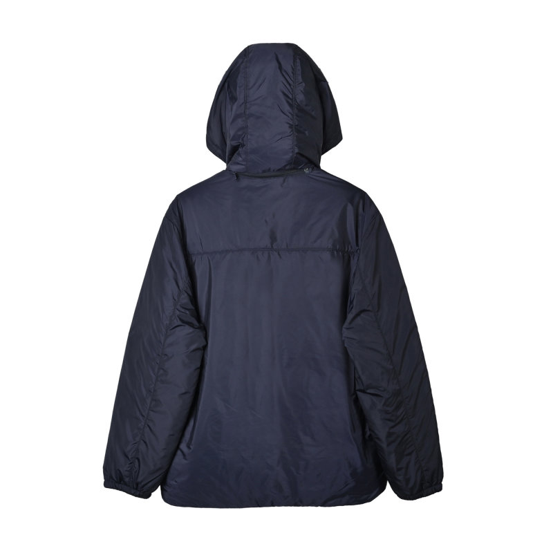 Prada Navy Quilted Down Jacket view