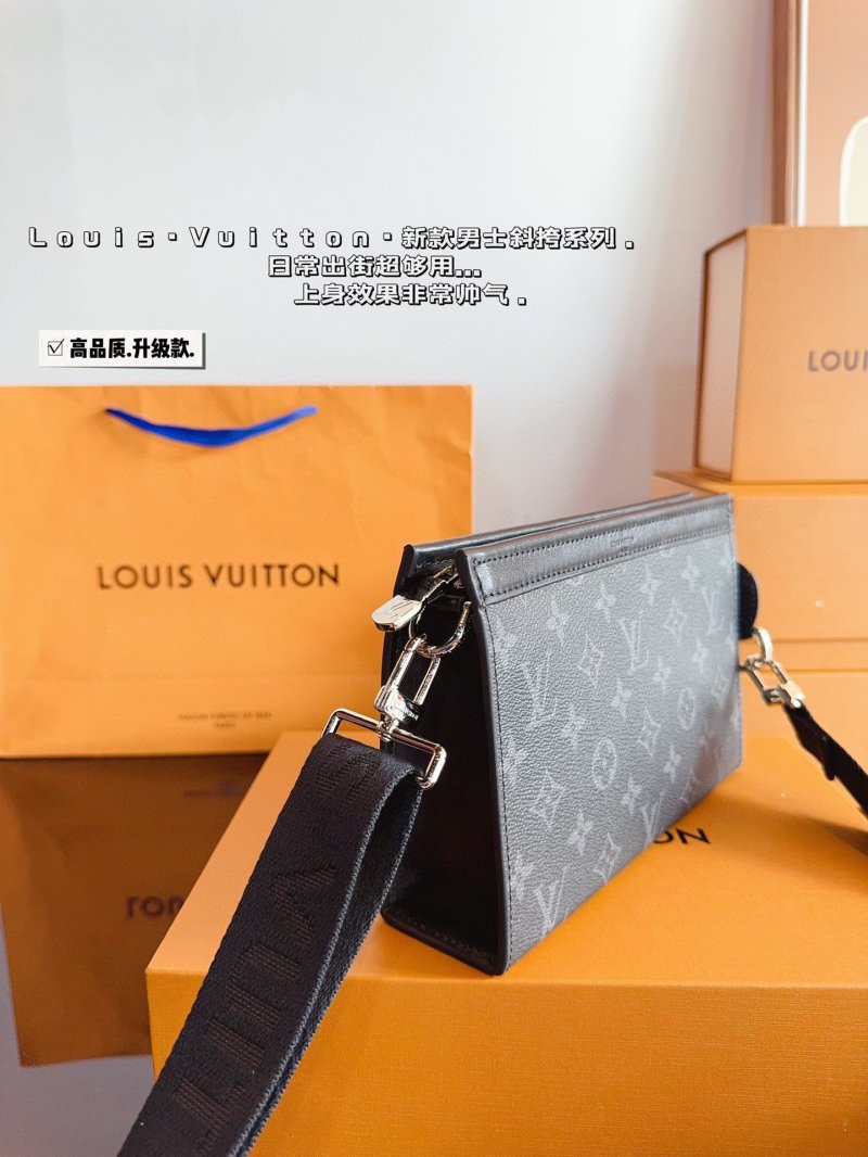 Louis Vuitton Pochette Trio Monogram Canvas Men's Bag view