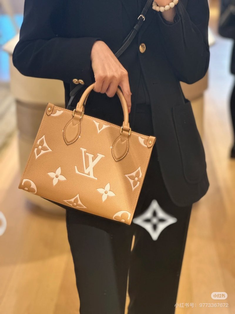 Louis Vuitton Monogram Canvas Tote Bag Caramel view