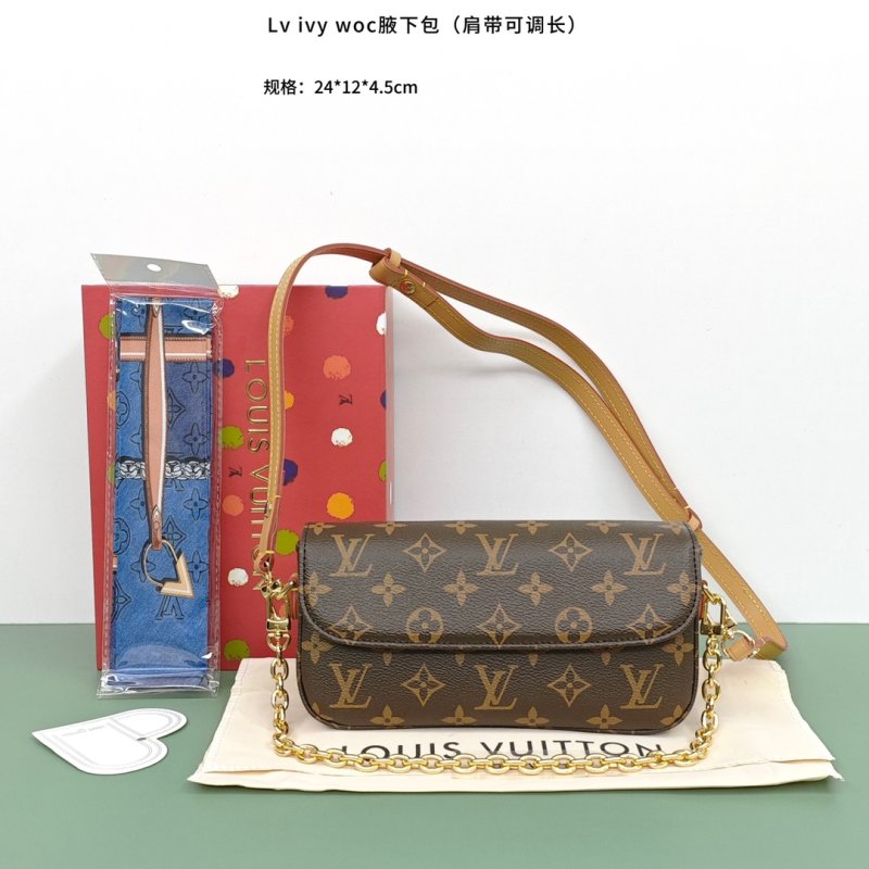 Louis Vuitton Ivy Monogram Shoulder Bag Brown