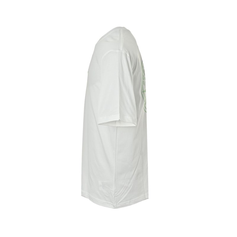 Stone Island White Logo T-Shirt view