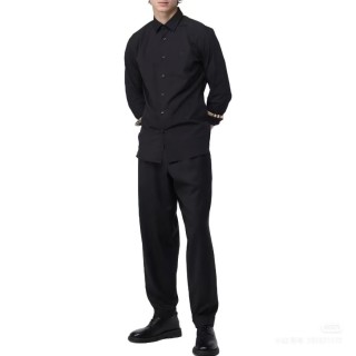 Burberry Black Long-Sleeve Dress Shirt view 9