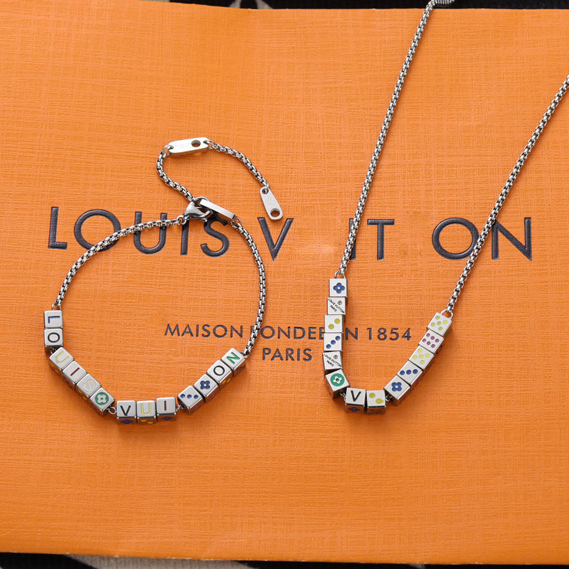 Louis Vuitton LV Play Dice Silver Chain Bracelet view
