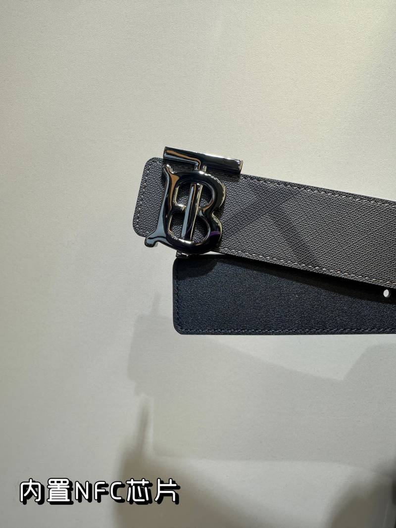 Burberry TB Reversible Belt Black/Blue 4.0cm view