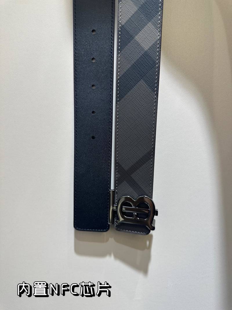 Burberry TB Reversible Belt Black/Blue 4.0cm view