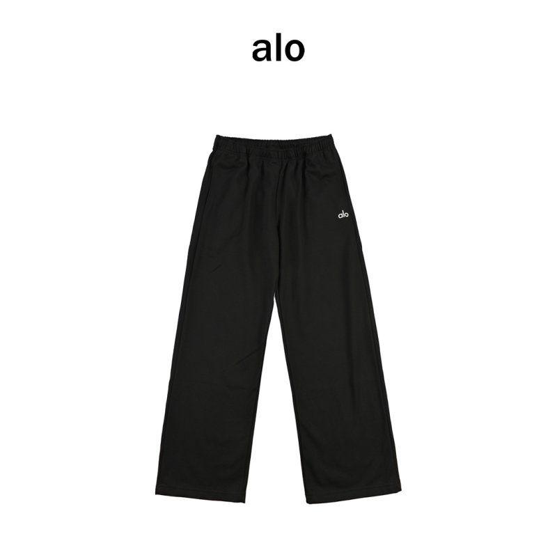 Alo Yoga Black Logo Sweatpants view