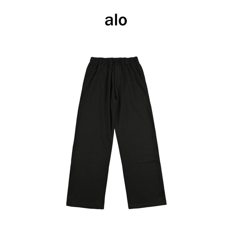 Alo Yoga Black Logo Sweatpants view