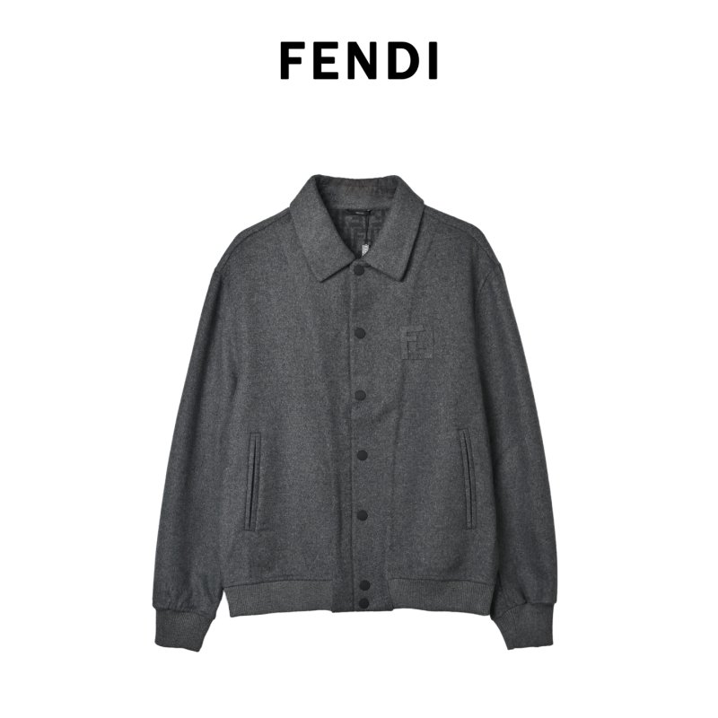 Charcoal Grey Wool Blend Overshirt Jacket view
