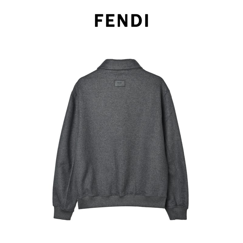 Charcoal Grey Wool Blend Overshirt Jacket view