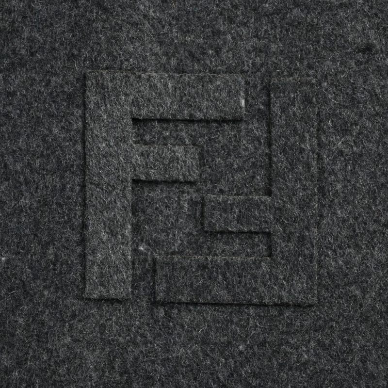 Charcoal Grey Wool Blend Overshirt Jacket view