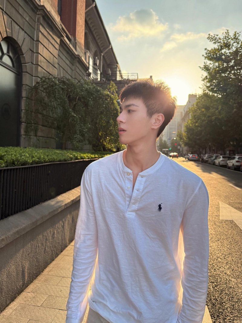 Polo Ralph Lauren White Long Sleeve Henley Shirt