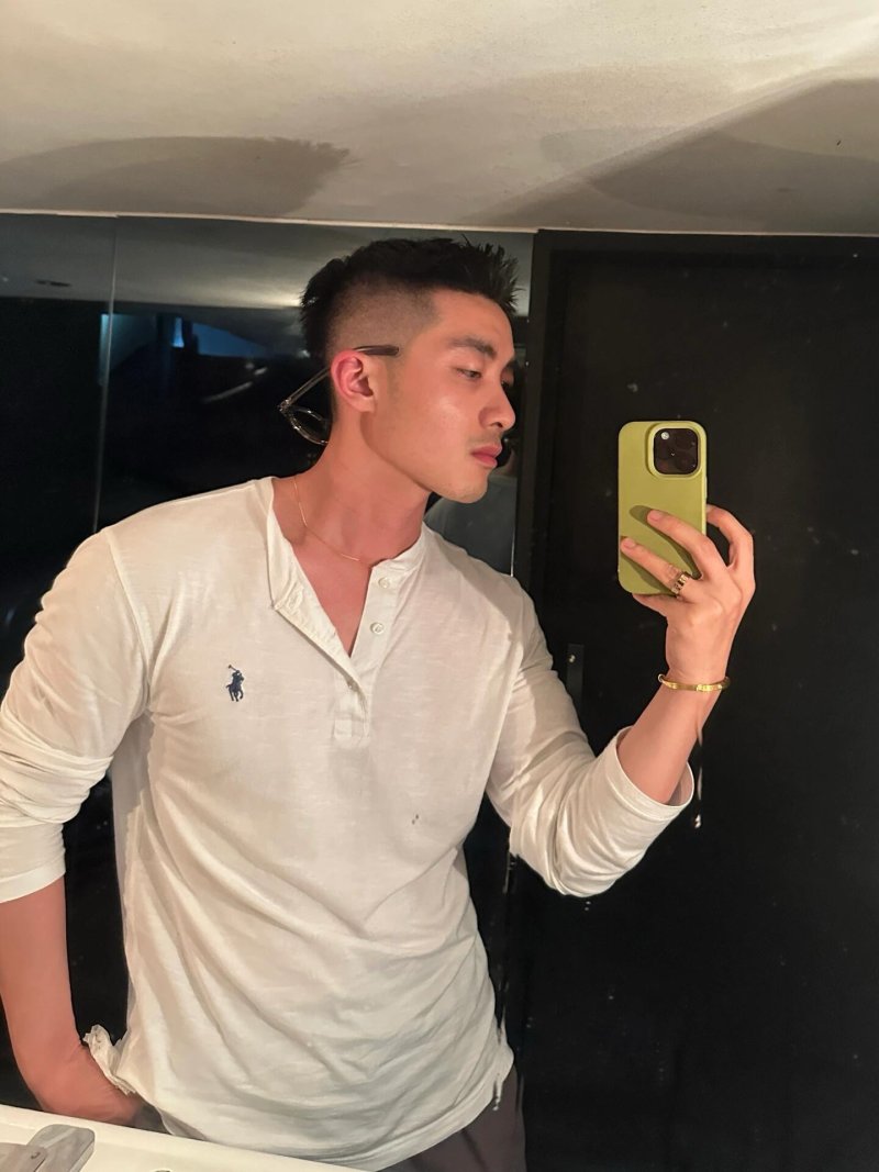 Polo Ralph Lauren White Long Sleeve Henley Shirt view