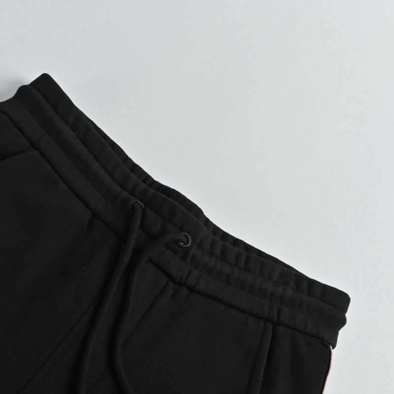Fendi Black Gold Stripe Track Pants view