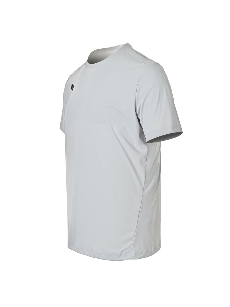 Men's Light Gray Short Sleeve T-Shirt view