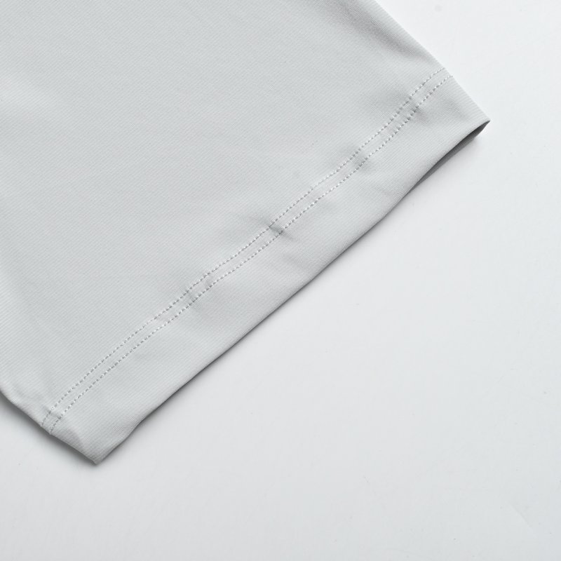 Men's Light Gray Short Sleeve T-Shirt view