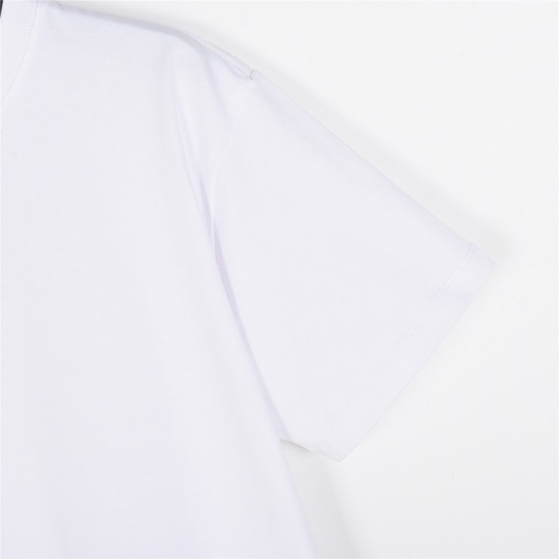 White Short Sleeve T-Shirt with Black Bear Logo view