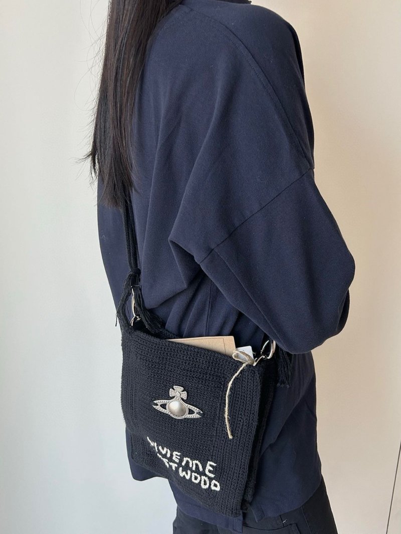 Vivienne Westwood Navy Orb Long-Sleeve Polo Shirt view