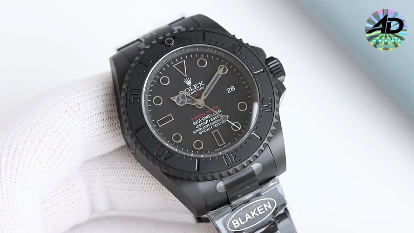 Rolex Sea-Dweller 44mm Black Deep Dive Replica Watch