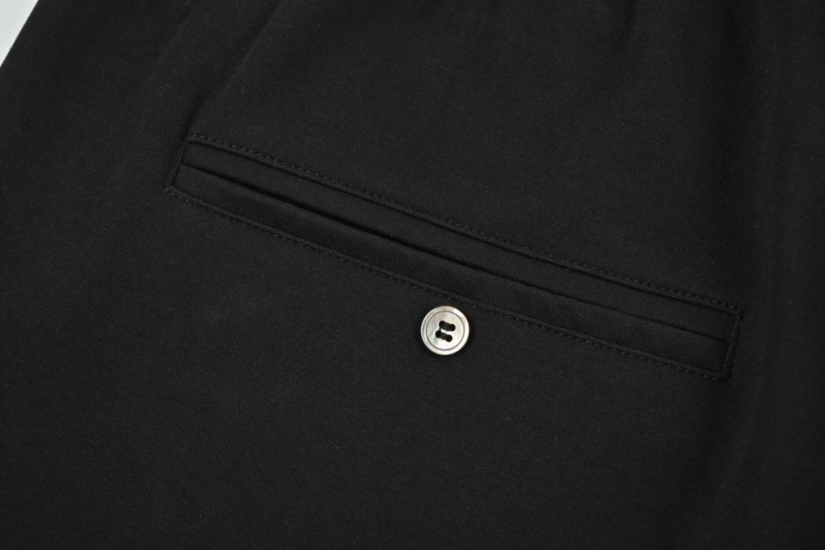 Black Premium Relaxed Fit Trousers view
