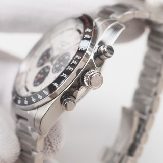 Longines Conquest Chronograph Panda Black & Silver 42mm view 7