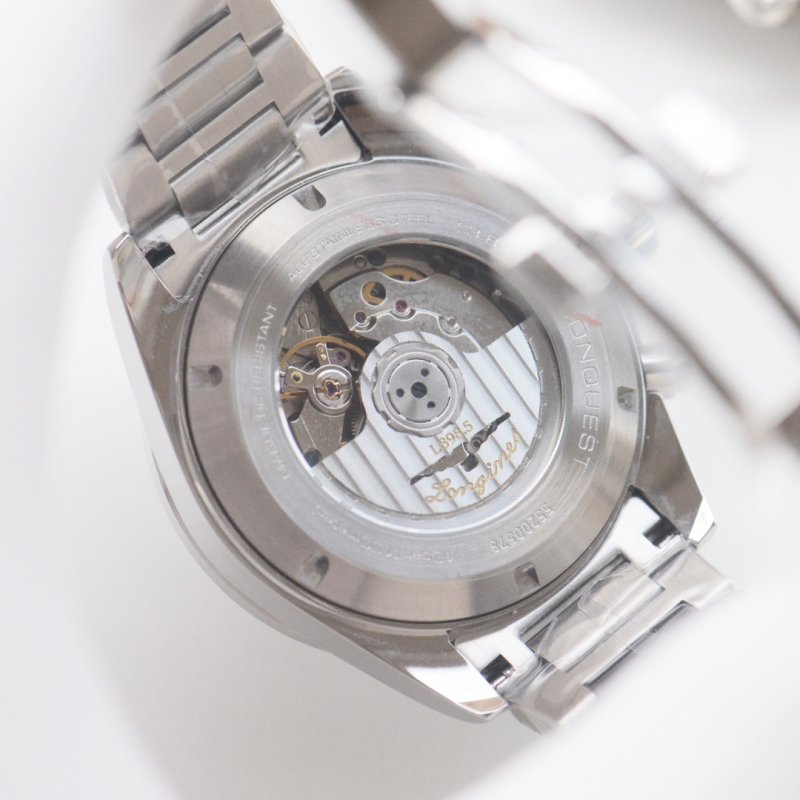 Longines Conquest Chronograph Panda Black & Silver 42mm view