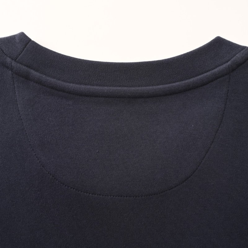 Fendi Navy Pocket T-Shirt with Zipper Detail view