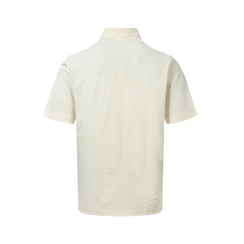 Polo Lauren Cream Short Sleeve Polo Shirt view