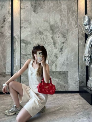 Cream Ribbed Tank & Wide-Leg Shorts Set view 2