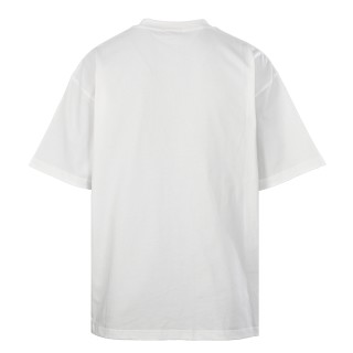 WE11DONE Heart Letter Graphic T-Shirt White view 3