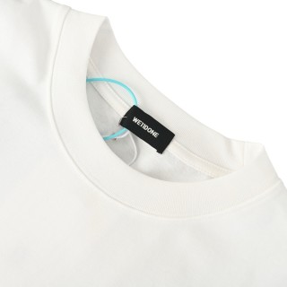 WE11DONE Heart Letter Graphic T-Shirt White view 4