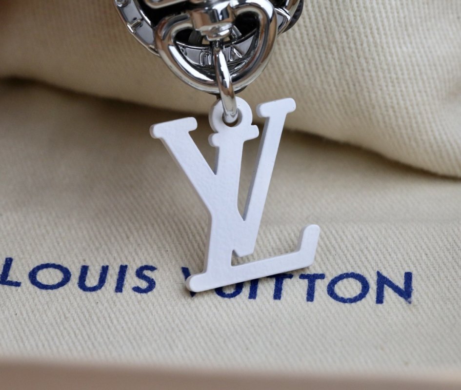 Louis Vuitton Animated Hammer Keychain Blue Red White view