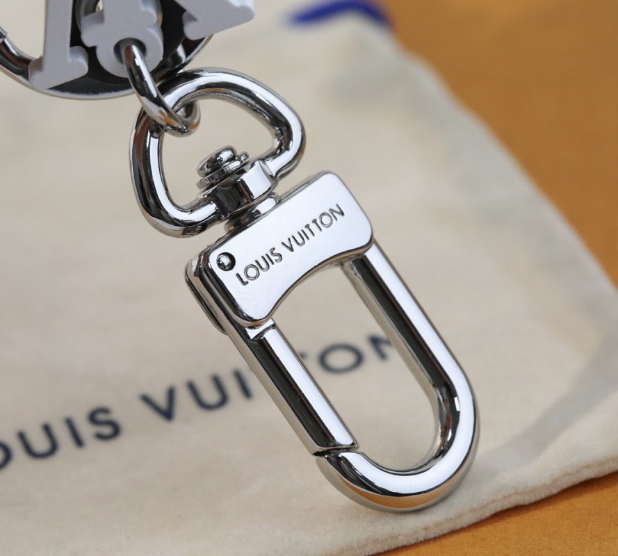 Louis Vuitton Animated Hammer Keychain Blue Red White view