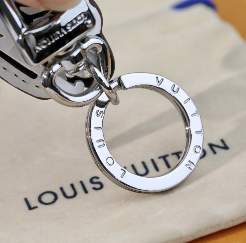 Louis Vuitton Animated Hammer Keychain Blue Red White view