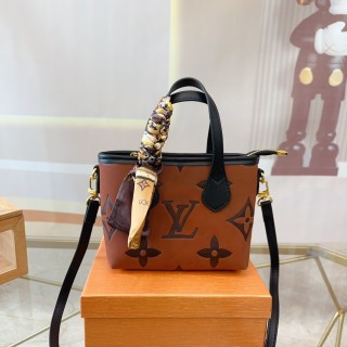 Louis Vuitton Monogram Canvas Tote Bag - Cognac Brown view 2