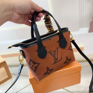 Louis Vuitton Monogram Canvas Tote Bag - Cognac Brown view 8