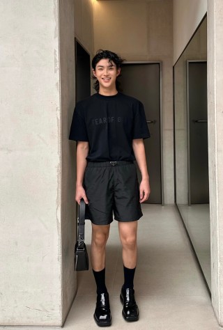 Black Athletic Shorts view 7