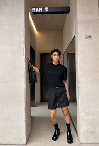 Black Athletic Shorts view 8