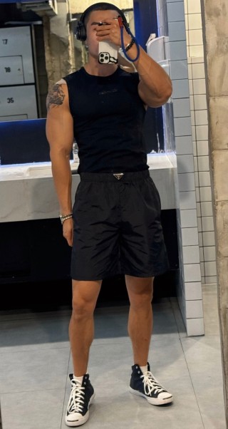 Black Athletic Shorts view 9