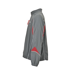 Supreme 25FW Colour-Block Windbreaker Jacket Grey Red view 2