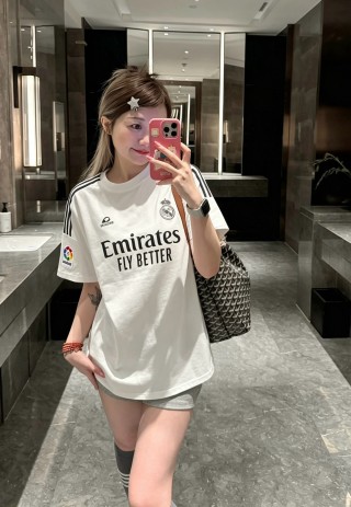 Adidas Real Madrid Emirates White Football Jersey view 8