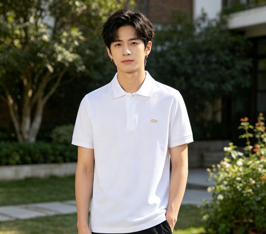 Lacoste Women's Classic White Polo Shirt view