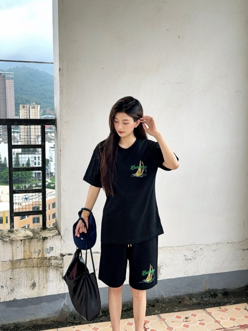 Black Embroidered Graphic Short Sleeve T-Shirt view